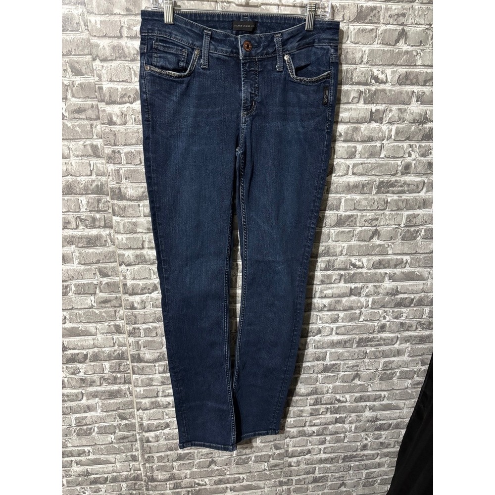 Silver Jean Straight Jean‎